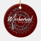 Mechanische versnellingsbak keramisch ornament (Achterkant)