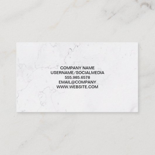 Mechanische versteviging | Auto-Logo Visitekaartje (Achterkant)