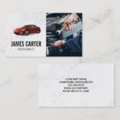 Mechanische versteviging | Auto-Logo Visitekaartje (Voorkant / Achterkant)