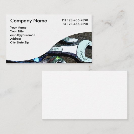 Mechanische Visitekaartjes (Voorkant / Achterkant)