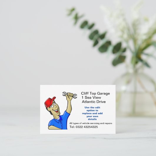 Mechanische Visitekaartjes (Staand voorkant)