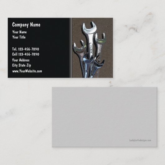 Mechanische Visitekaartjes (Voorkant / Achterkant)