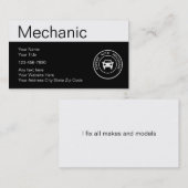 Mechanische Visitekaartjes (Voorkant / Achterkant)