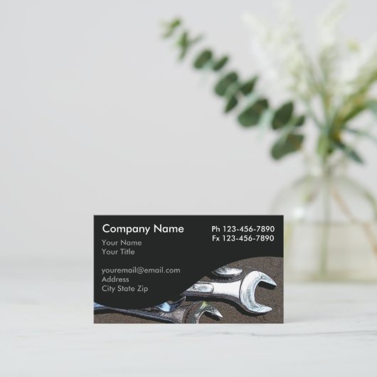 Mechanische Visitekaartjes (Staand voorkant)