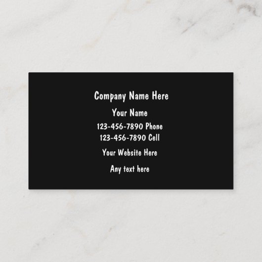 Mechanische Visitekaartjes (Achterkant)