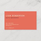 Mechanische Visitekaartjes Mobil Auto Reparatie (Achterkant)