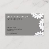 Mechanische Visitekaartjes Mobil Auto Reparatie (Achterkant)