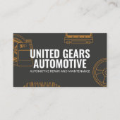 Mechanische Visitekaartjes Mobil Auto Reparatie (Voorkant)