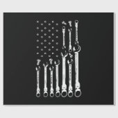 Mechanische Vlag Amerikaanse Patriottische Vlag Au Cadeaupapier (Vlak)