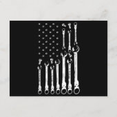 Mechanische Vlag Amerikaanse Patriottische Vlag Au Informatiekaartje (Achterkant)