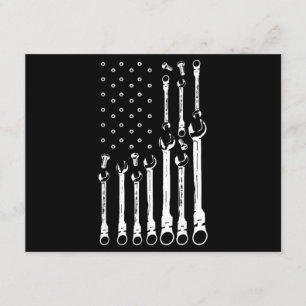 Mechanische Vlag Amerikaanse Patriottische Vlag Au Informatiekaartje