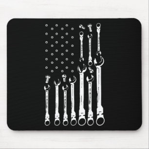 Mechanische Vlag Amerikaanse Patriottische Vlag Au Muismat