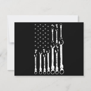 Mechanische Vlag Amerikaanse Patriottische Vlag Au Save The Date