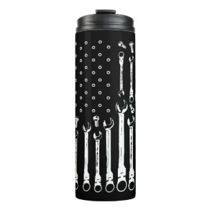Mechanische Vlag Amerikaanse Patriottische Vlag Au Thermosbeker