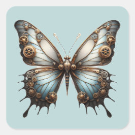 Mechanische vlinder stickers