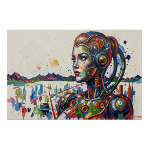 MECHANISCHE VROUW PERFECT POSTER