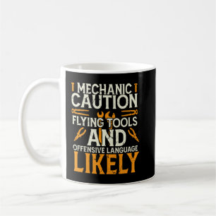 Mechanische waarschuwing Funny Auto Koffiemok