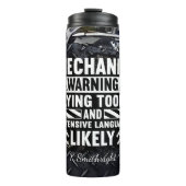 Mechanische Waarschuwing Vliegende Hulpmiddelen Ta Thermosbeker (Voorkant)