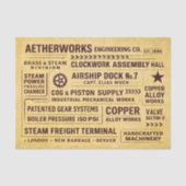Mechanische Werken Fabriek Typografie FA6 Découpag Tissuepapier (Voorkant)