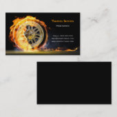 Mechanische wielvlam voor auto's visitekaartje (Voorkant / Achterkant)