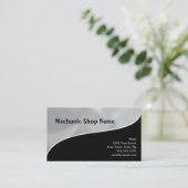 Mechanische winkel GEPERSONALISEERD Visitekaartjes (Staand voorkant)