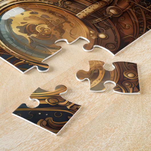 Mechanische wonderen puzzel legpuzzel (Zijkant)