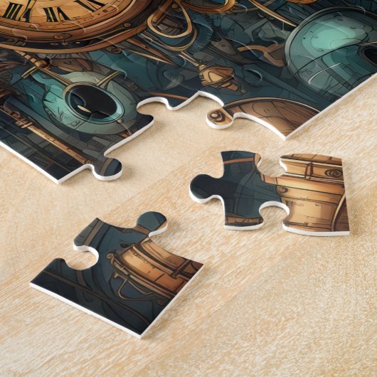 Mechanische wonderen puzzel legpuzzel (Zijkant)