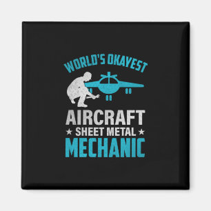 Mechanische World's Okayest Mechanic Mechanic Magneet