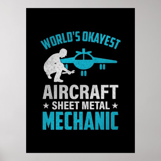 Mechanische World's Okayest Mechanic Mechanic Poster (Voorkant)