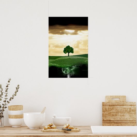 mechanische wortel poster (Keuken)