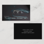 Mechanische zwarte-lampjes voor auto visitekaartje (Voorkant / Achterkant)