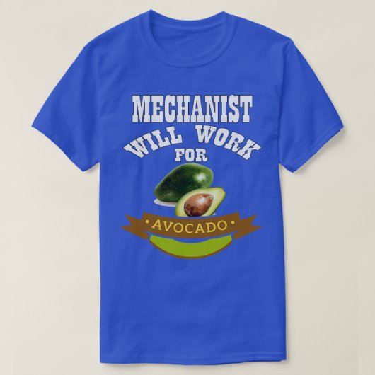 Mechanisme werkt voor Avocado 3 T-shirt (Design voorkant)