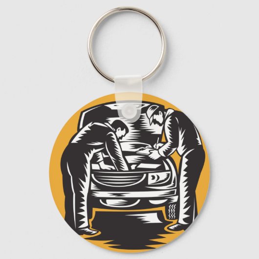 Mechanismen die werken op een Sleutelhanger (Voorkant)