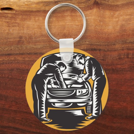 Mechanismen die werken op een Sleutelhanger (Voorkant)