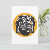 Mechanismen voor het uitzenden van een auto kaart (Staand voorkant)