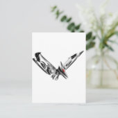 mechathingy briefkaart (Staand voorkant)