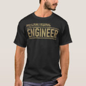 Mechatronics Engineer Engineering Mechanics Roboti T-shirt (Voorkant)
