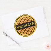 Mechelen City Pride Emblem – Belgian Identity Ronde Sticker (Envelop)