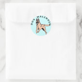 Mechelen Ronde Sticker (Tas)
