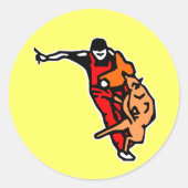 Mechelonisch zelfklevend zelfklevend2 ronde sticker (Voorkant)