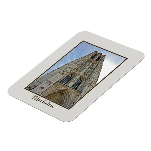 Mechelse kathedraal België Magneet (Linkerzijde)