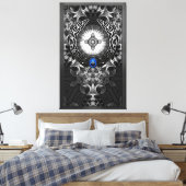 MechTron One Abstracte Art Canvas Afdruk (Insitu (Slaapkamer))