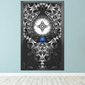 MechTron One Abstracte Art Canvas Afdruk (Insitu (Houten vloer))