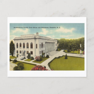 Mecklenburg County Court House in Charlotte, NC Briefkaart