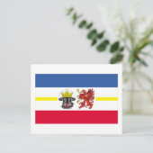 Mecklenburg-Voor-Pommern-vlag Briefkaart (Staand voorkant)