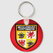 Mecklenburg-Voor-Pommern-vlag Sleutelhanger (Voorkant)