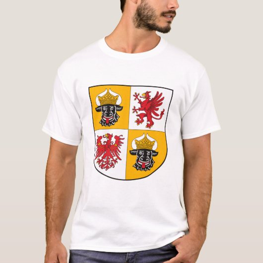 Mecklenburg Vor Pommern Coat of Arms T-shirt (Voorkant)
