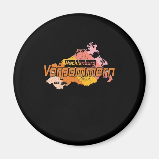 Mecklenburg Vorpommern Bundesland Deutschland Magneet (Voorkant)