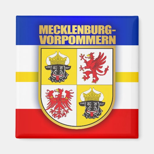 Mecklenburg-Vorpommern COA Magneet (Voorkant)