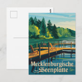 Mecklenburgische Seenplatte Briefkaart (Voorkant / Achterkant)